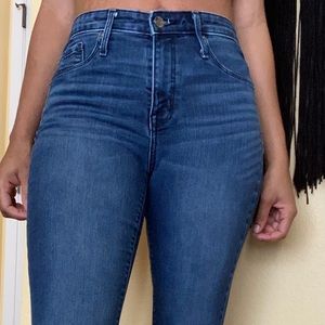 High waisted jeggings